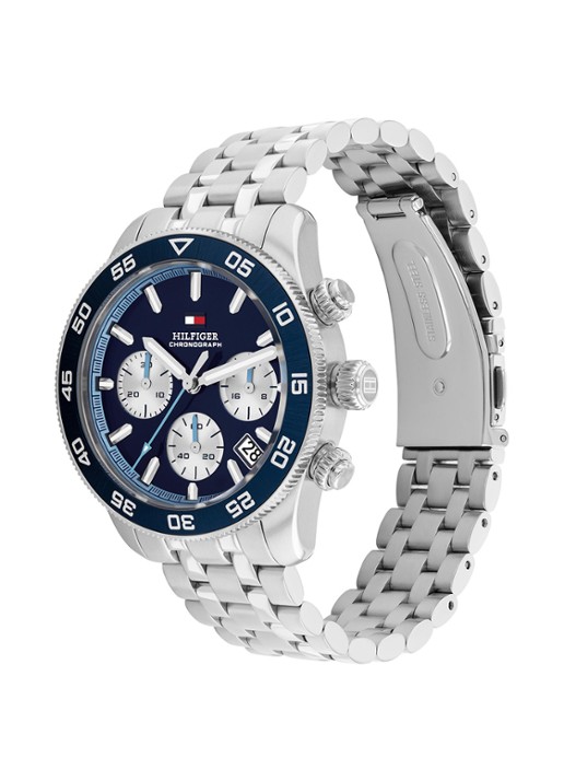 Tommy Hilfiger Th85 chrono horloge TH1710743 - detail 3 zilver