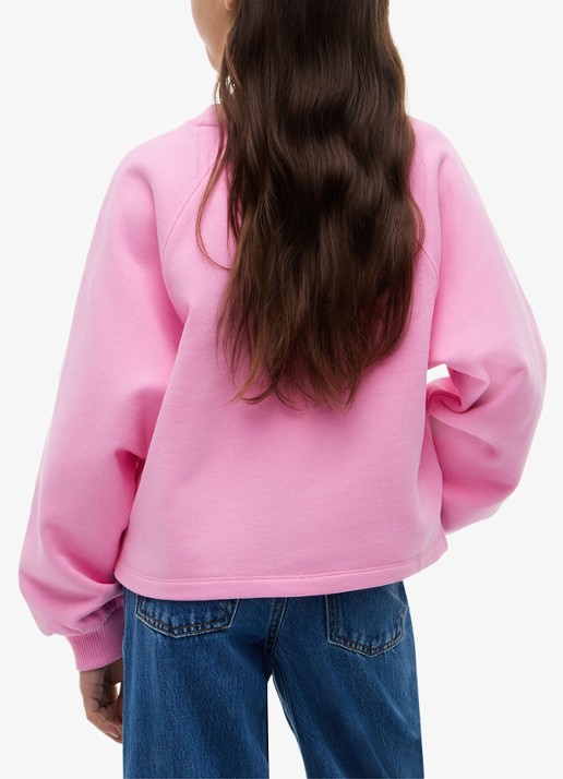 Tommy Hilfiger Trui met logoborduring - achterkant 3 roze
