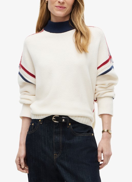 Tommy Hilfiger Trui van wol met col