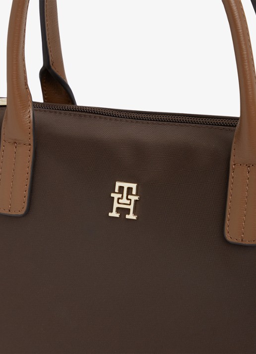 Tommy Hilfiger Webbing Crossbody Tote Bag - detail 3 fondant brown-gug