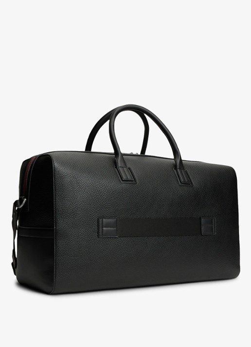 Tommy Hilfiger Weekendtas met logo - achterkant 3 diepzwart