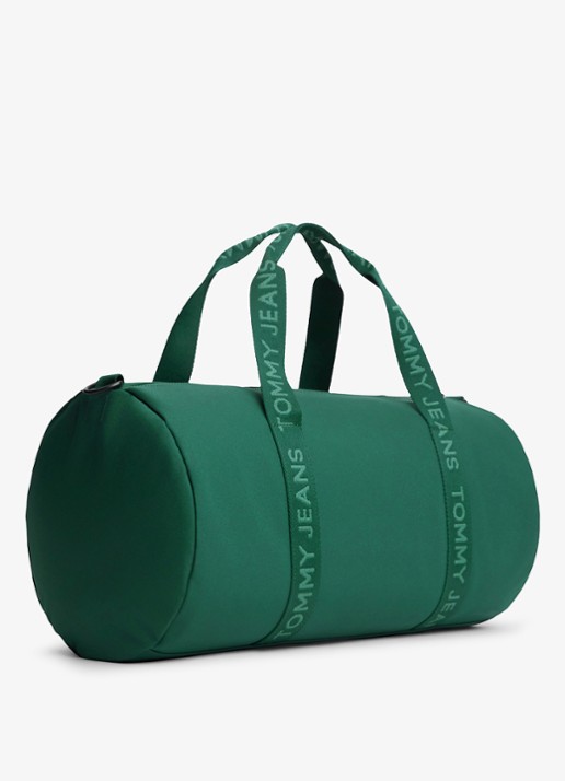 Tommy Hilfiger Weekendtas met logoprint - achterkant 2 groen