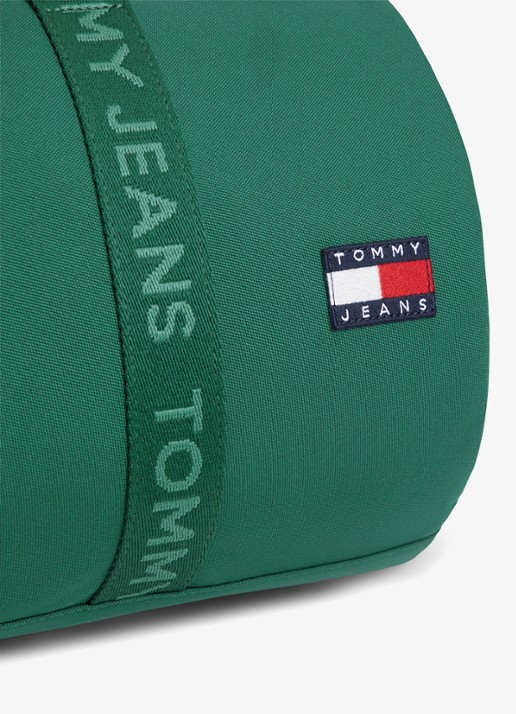Tommy Hilfiger Weekendtas met logoprint - detail 4 groen