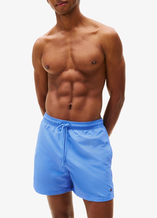Tommy Hilfiger Zwemshorts met logo - detail 3 blauw