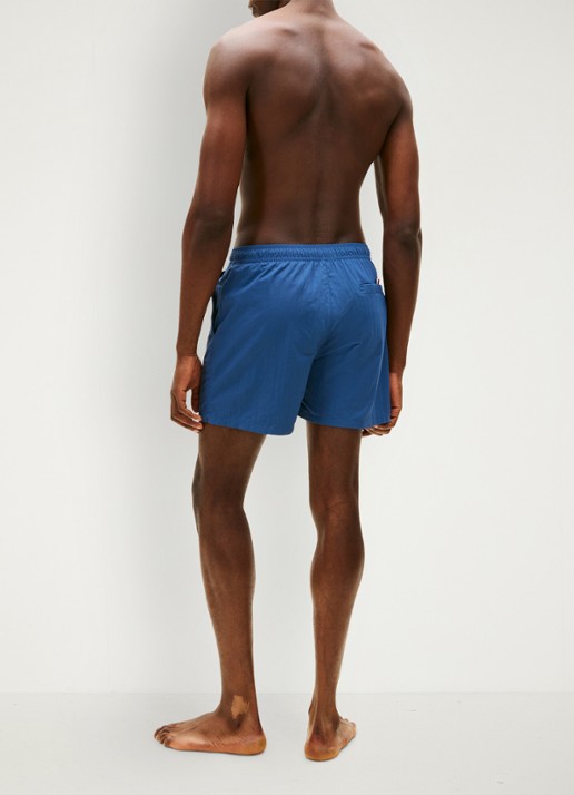 Tommy Hilfiger Zwemshorts met logo - achterkant blauw