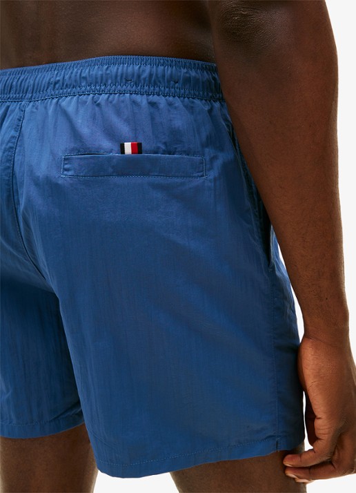 Tommy Hilfiger Zwemshorts met logo - detail 5 blauw