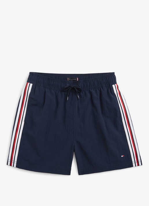 Tommy Hilfiger Zwemshorts met steekzakken en logo