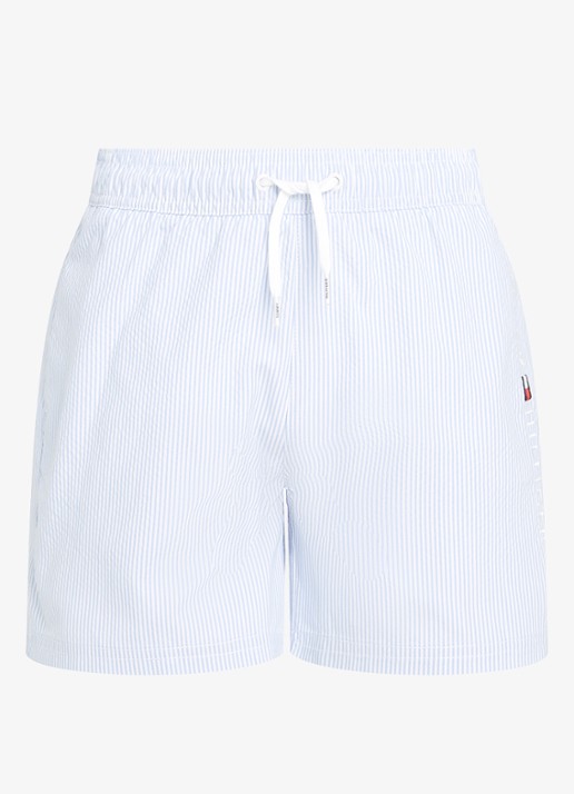 Tommy Hilfiger Zwemshorts met steekzakken  - voorkant 2 wit