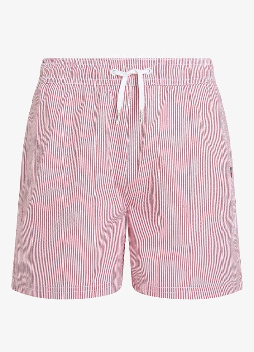 Tommy Hilfiger Zwemshorts met steekzakken  - voorkant rood
