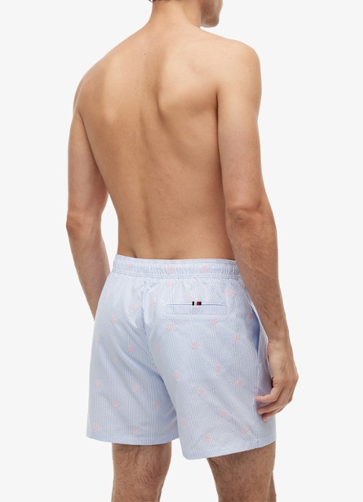 Tommy Hilfiger Zwemshorts met streepprint - achterkant 3 multicolor