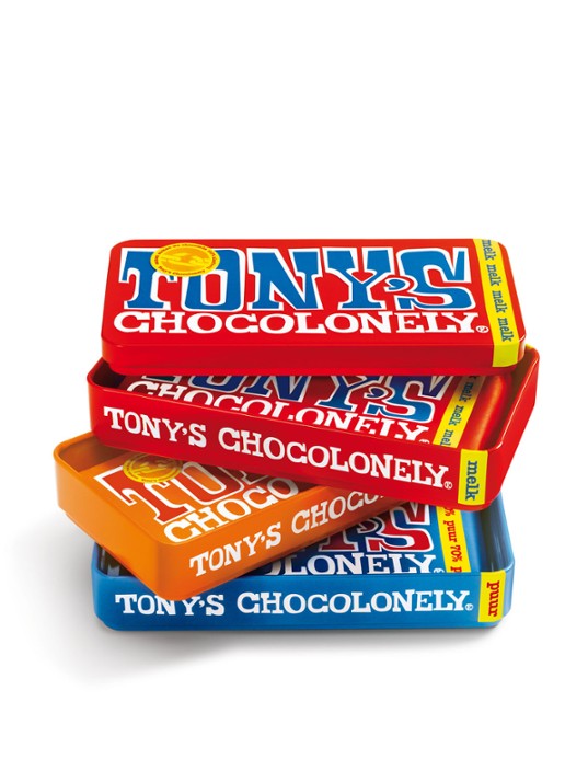 Tony's Chocolonely Cadeaublik met 3 chocoladerepen - voorkant 2 undefined