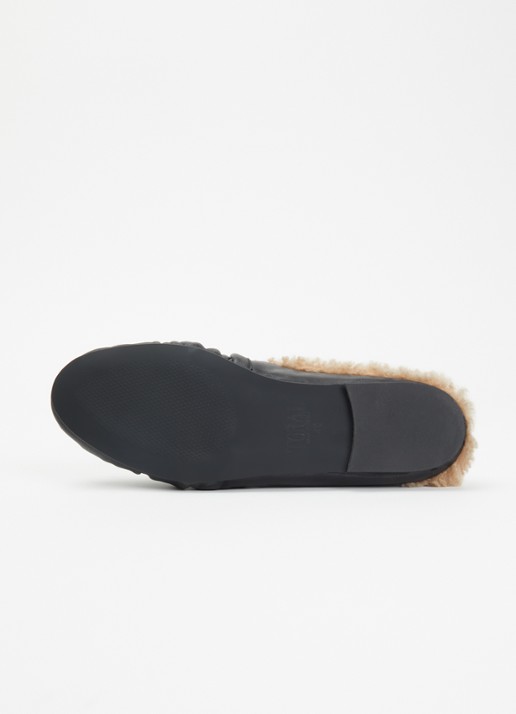 Toral Piper Winter loafer van leer  - detail 4 zwart