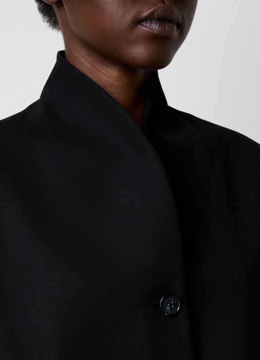 TOTEME Blazer in wolblend met klepzakken - detail 5 zwart