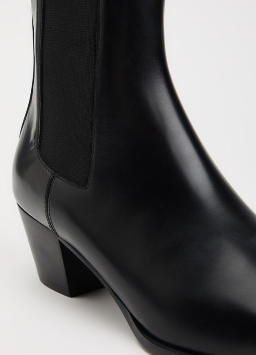TOTEME Chelsea boot van kalfsleer - detail 5 zwart