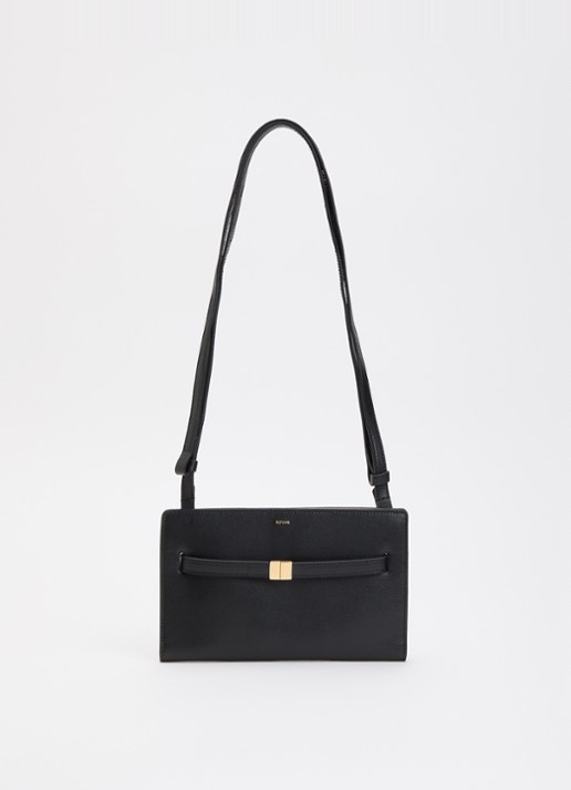TOTEME Crossbody tas van kalfsleer en logo