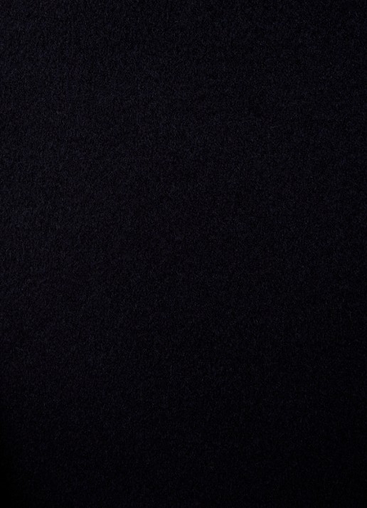 TOTEME Midi rok van wol met split - detail 2 donkerblauw