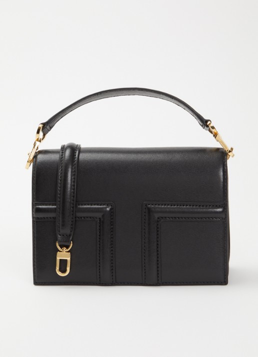 TOTEME Mini T-flap handtas van leer