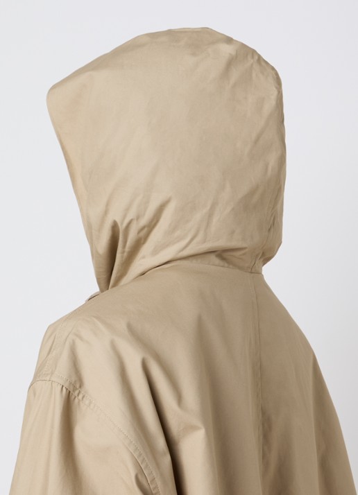 TOTEME Parka met sjaalkraag en steekzakken  - detail 6 khaki