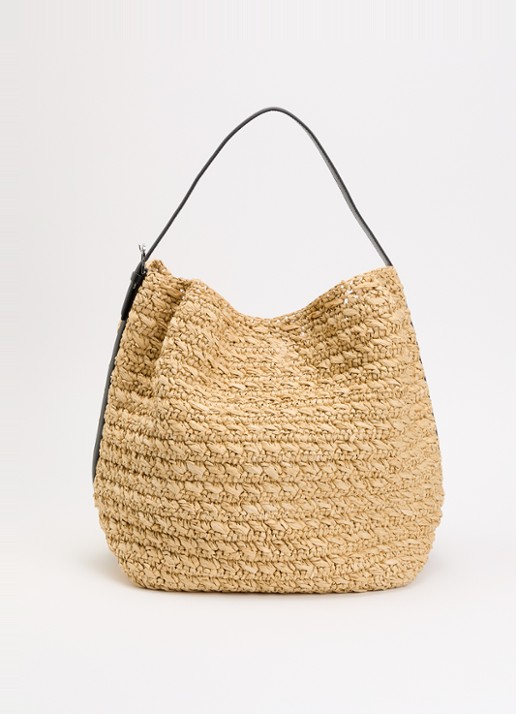 TOTEME Shopper met details van leer
