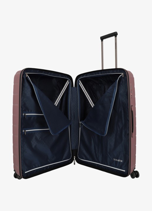 Travelite Air Base L spinner 77 cm - voorkant 2 lila