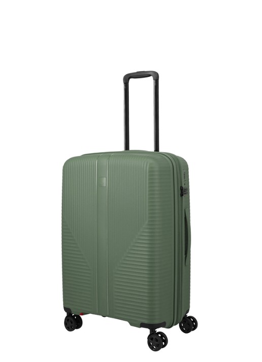Travelite Air Stripe vergrootbare spinner 66 cm - detail 2 groen