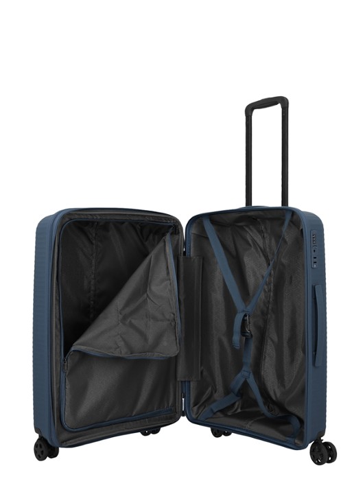 Travelite Air Stripe vergrootbare spinner 66 cm - detail 5 donkerblauw