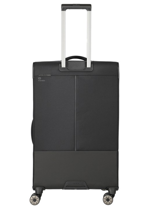 Travelite Crosslite 5.0 L vergrootbare spinner 77 cm - achterkant 4 zwart