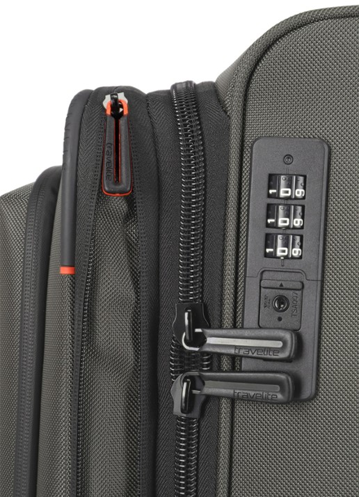 Travelite Crosslite 5.0 M vergrootbare spinner 66 cm - detail 4 olijfgroen