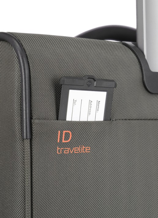 Travelite Crosslite 5.0 S spinner 55 cm - detail 4 olijfgroen