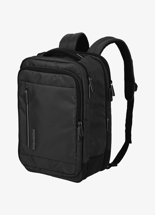 Travelite Crosslite underseater rugzak met 15 inch laptopvak - detail 4 zwart