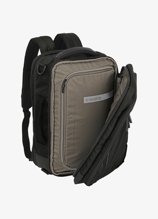 Travelite Crosslite underseater rugzak met 15 inch laptopvak - detail 5 zwart
