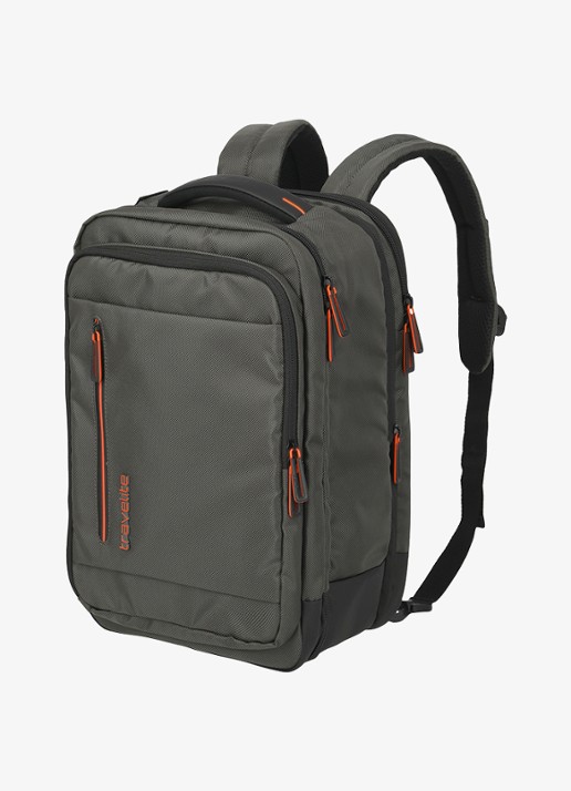 Travelite Crosslite underseater rugzak met 15 inch laptopvak - detail 4 groen