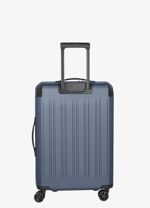 Travelite Dynamiic M vergrootbare spinner 66 cm - achterkant 3 donkerblauw
