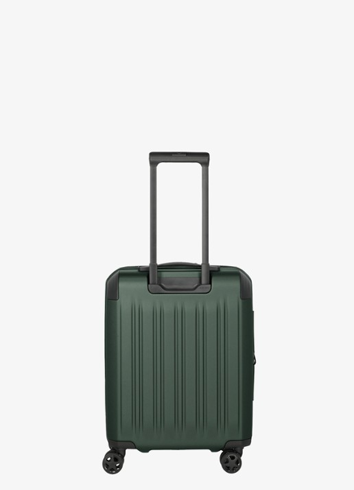 Travelite Dynamiic S vergrootbare spinner 55 cm - achterkant 3 groen