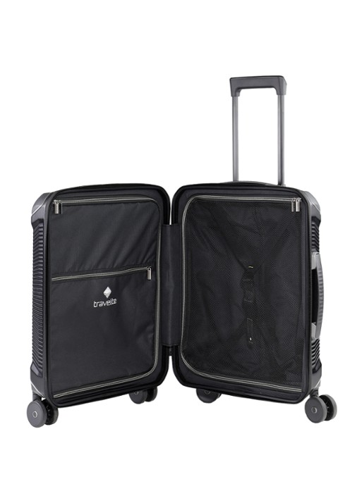 Travelite Millennium spinner 55 cm - detail 3 zwart