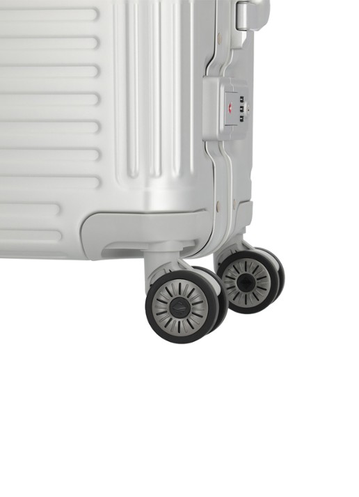 Travelite Next S spinner 55 cm - detail zilver