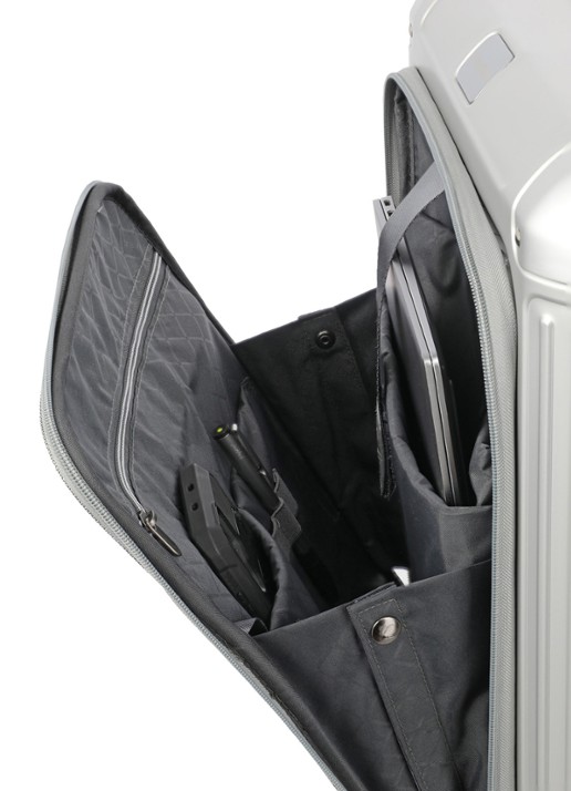 Travelite Next S spinner met 15,6 inch laptopvak  55 cm - detail 2 zilver