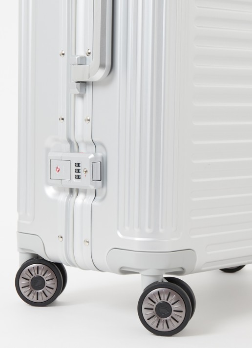 Travelite Next Spinner M 67 cm - detail zilver