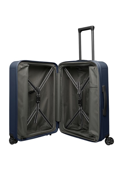 Travelite Panello vergrootbare spinner 65 cm - detail donkerblauw