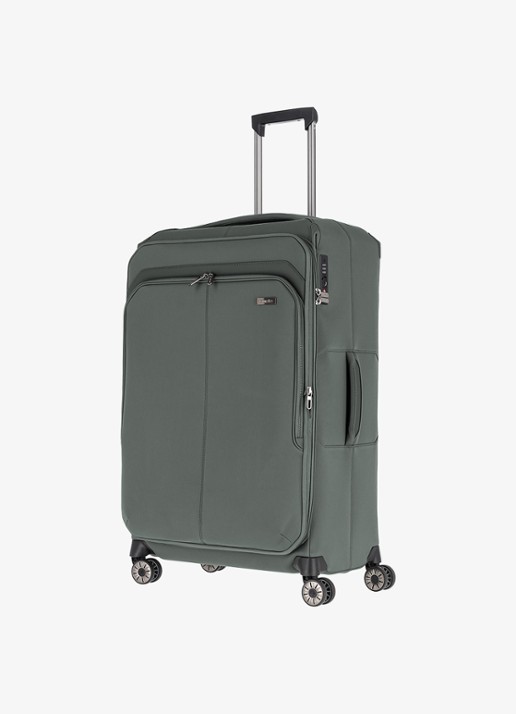 Travelite Priima L vergrootbare spinner 79 cm - detail olijfgroen