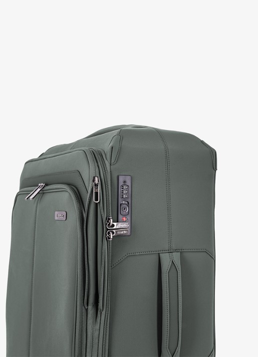 Travelite Priima L vergrootbare spinner 79 cm - detail 4 olijfgroen