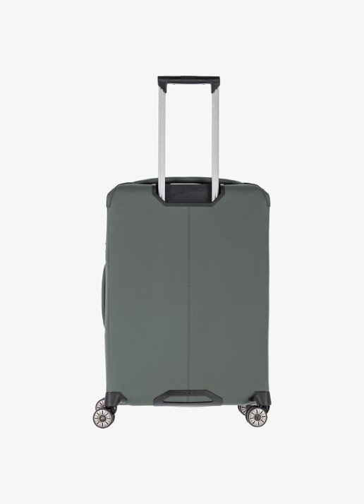 Travelite Priima M vergrootbare spinner 68 cm - achterkant 8 olijfgroen