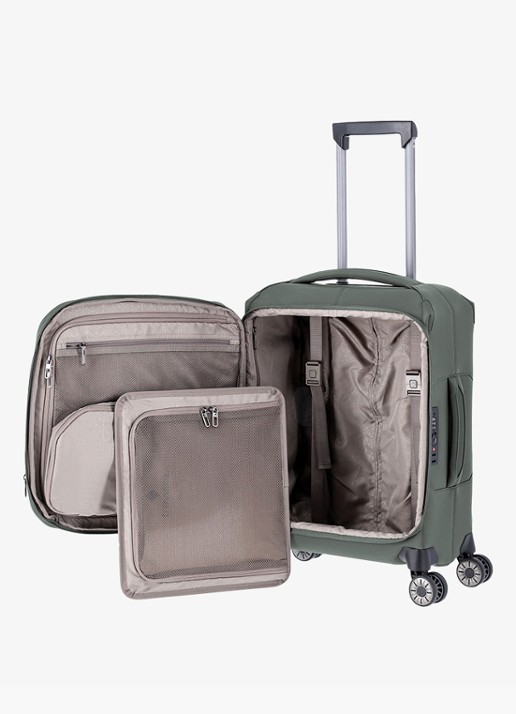 Travelite Priima S vergrootbare spinner 55 cm - detail 4 olijfgroen