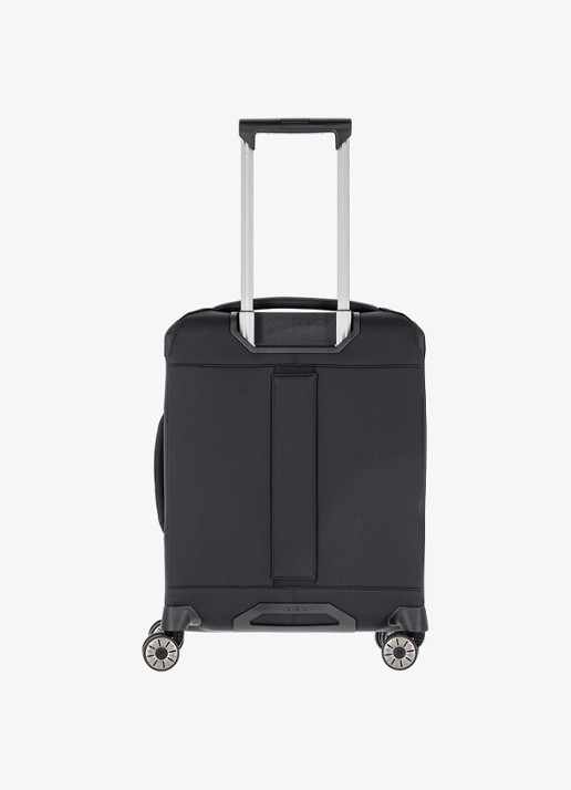 Travelite Priima vergrootbare spinner 55 cm - achterkant zwart