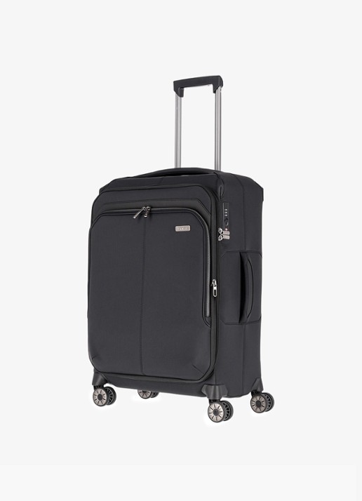 Travelite Priima vergrootbare spinner M 68 cm - detail 4 zwart