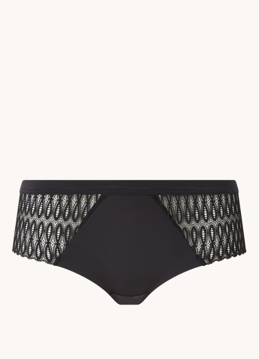 Triumph Aura hipster met kant - voorkant 4 zwart