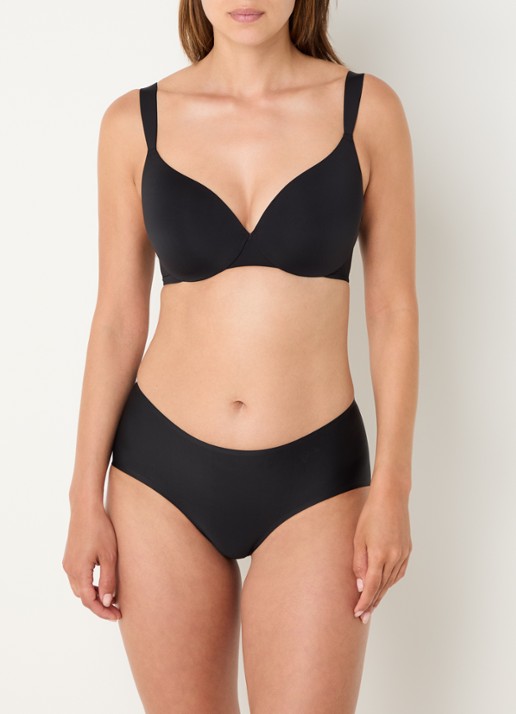 Triumph Body Make-up naadloze slip - voorkant 2 zwart