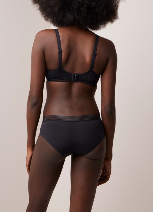 Triumph Infinite minimizer beugel bh met opengewerkte details - achterkant 3 antraciet
