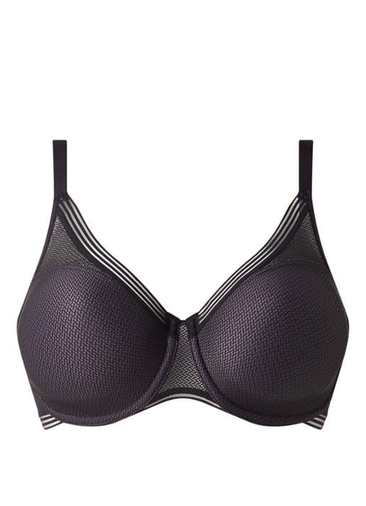 Triumph Infinite minimizer beugel bh met opengewerkte details - voorkant antraciet