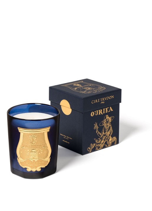 Trudon Ourika geurkaars 270 gram - detail 3 royalblauw